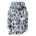 Falda corta estampado animal print con moño frontal