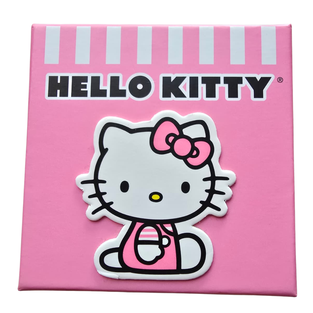 Pulsera Hello Kitty Original Ajustable Gold Flash Plated con Cristales en Caja de Regalo