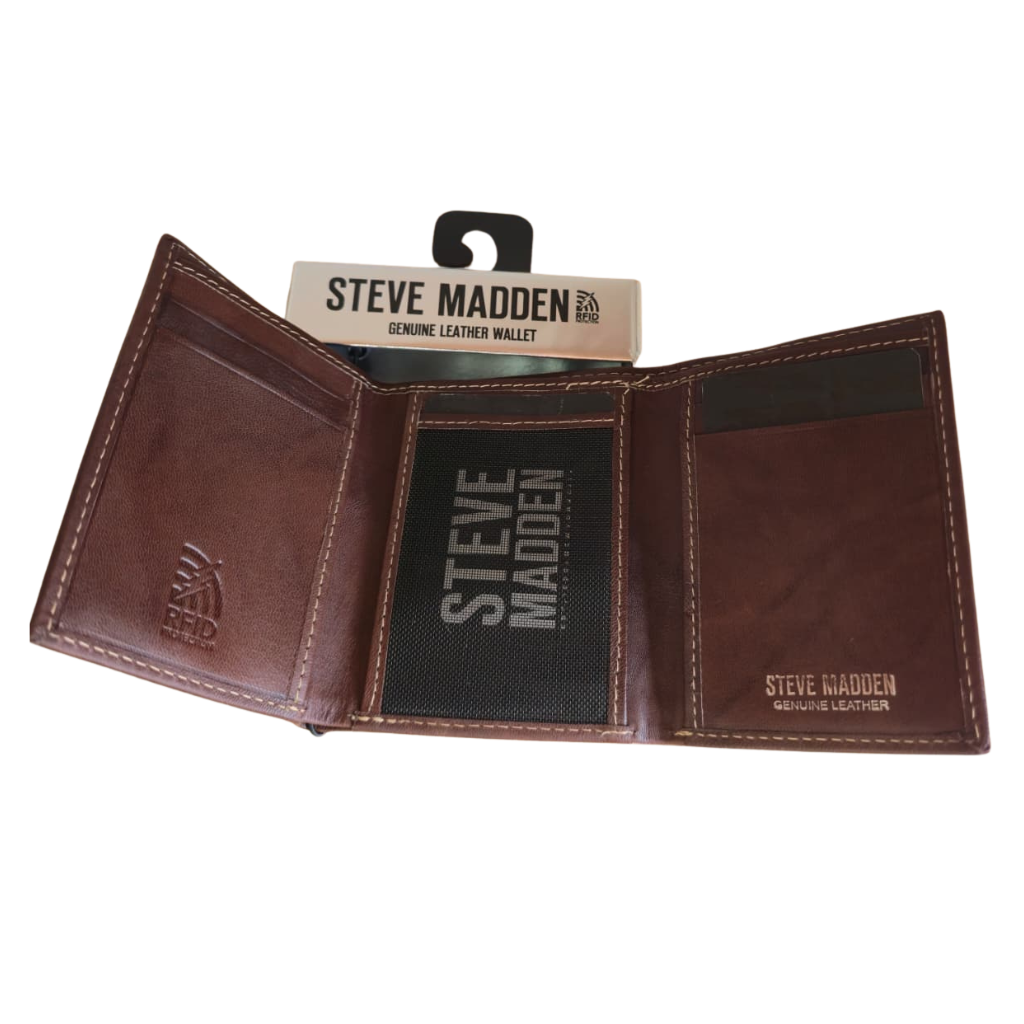 Cartera Steve Madden Genuine Leather RFID