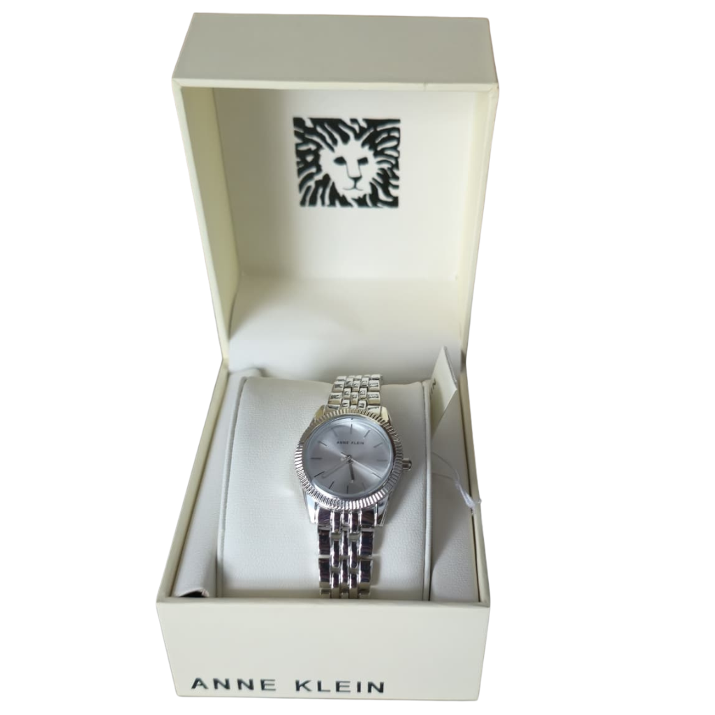 Reloj Anne Klein Plateado con Brazalete Metálico