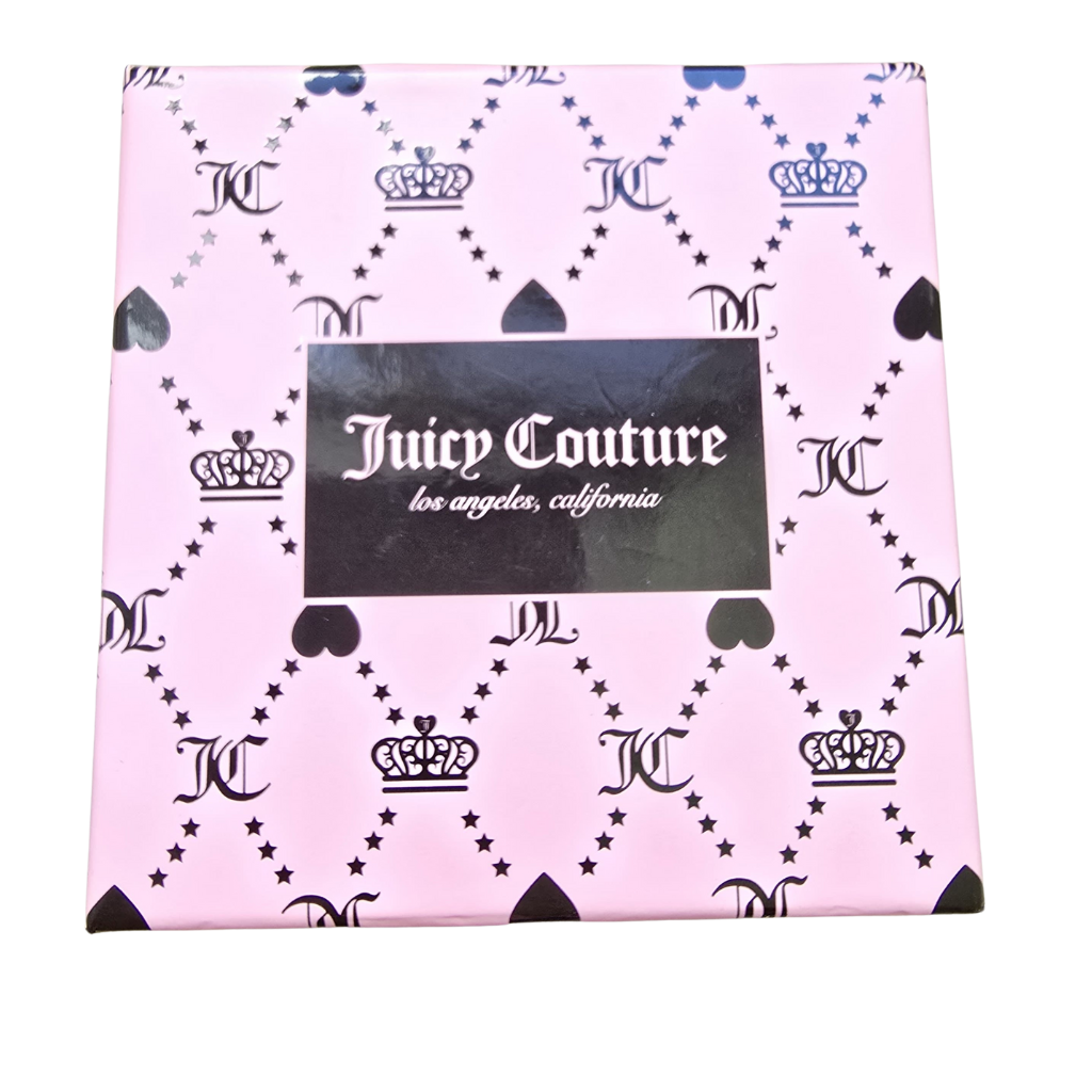 Pulsera Juicy Couture Dorada con Dijes Corazón y Perla | Original en Caja Rosa
