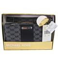 Cangurera Michael Kors Adjustable Belt Bag Monograma Negra