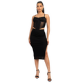 Falda midi negra