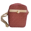 Bolsa Tommy Hilfiger crossbody roja con monograma