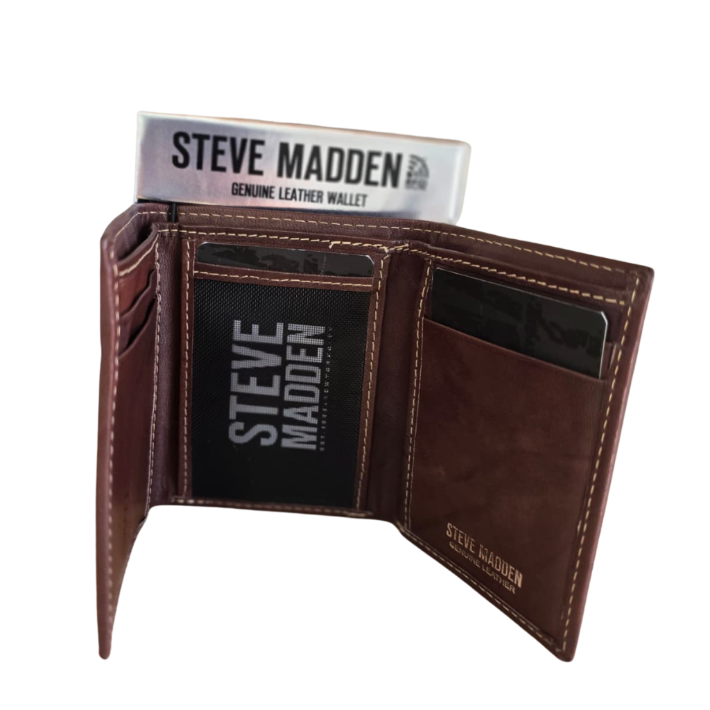 Cartera Steve Madden Genuine Leather RFID