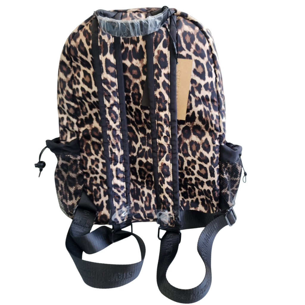 Mochila Steve Madden original animal print con estuche