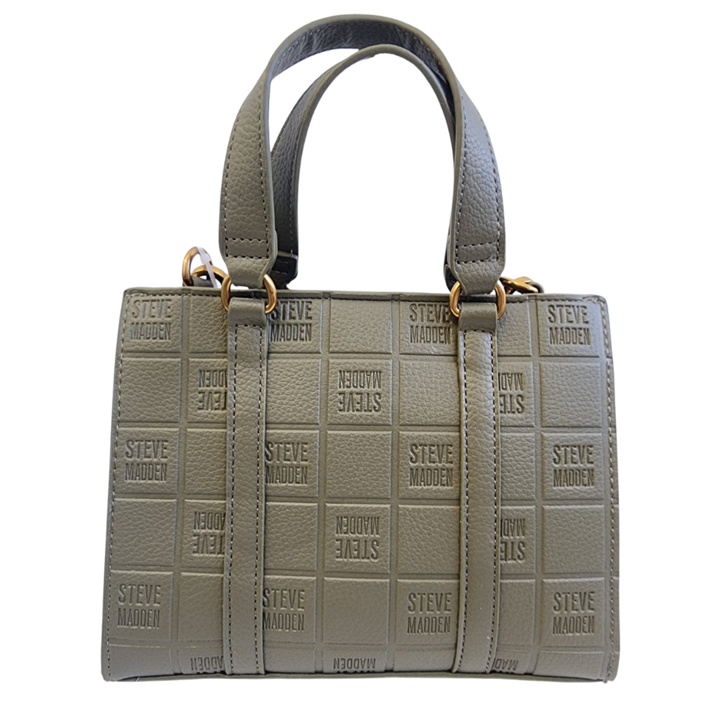 Bolsa Steve Madden verde con monedero corazón y correa ajustable