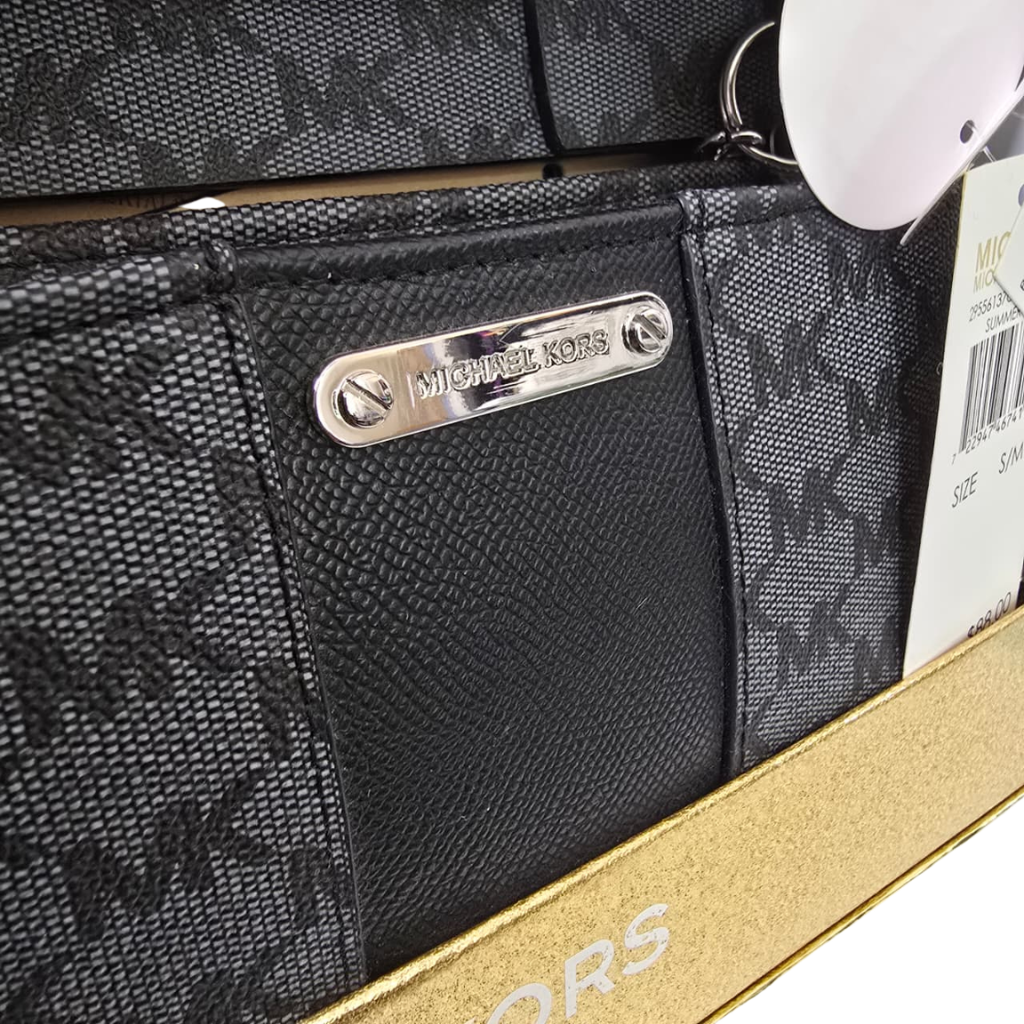 Cangurera Michael Kors Adjustable Belt Bag Monograma Negra