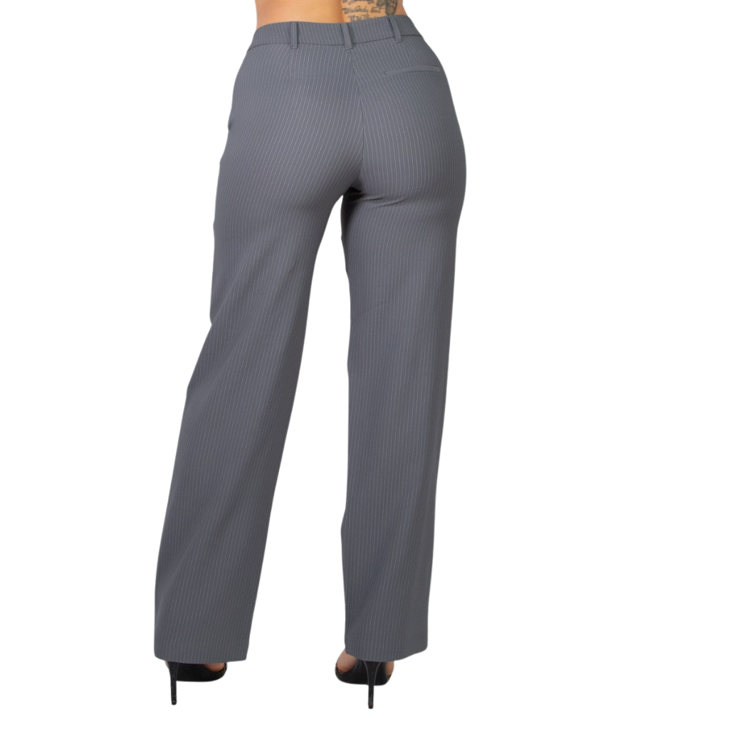 Pantalón Sastre Gris con Raya Diplomática