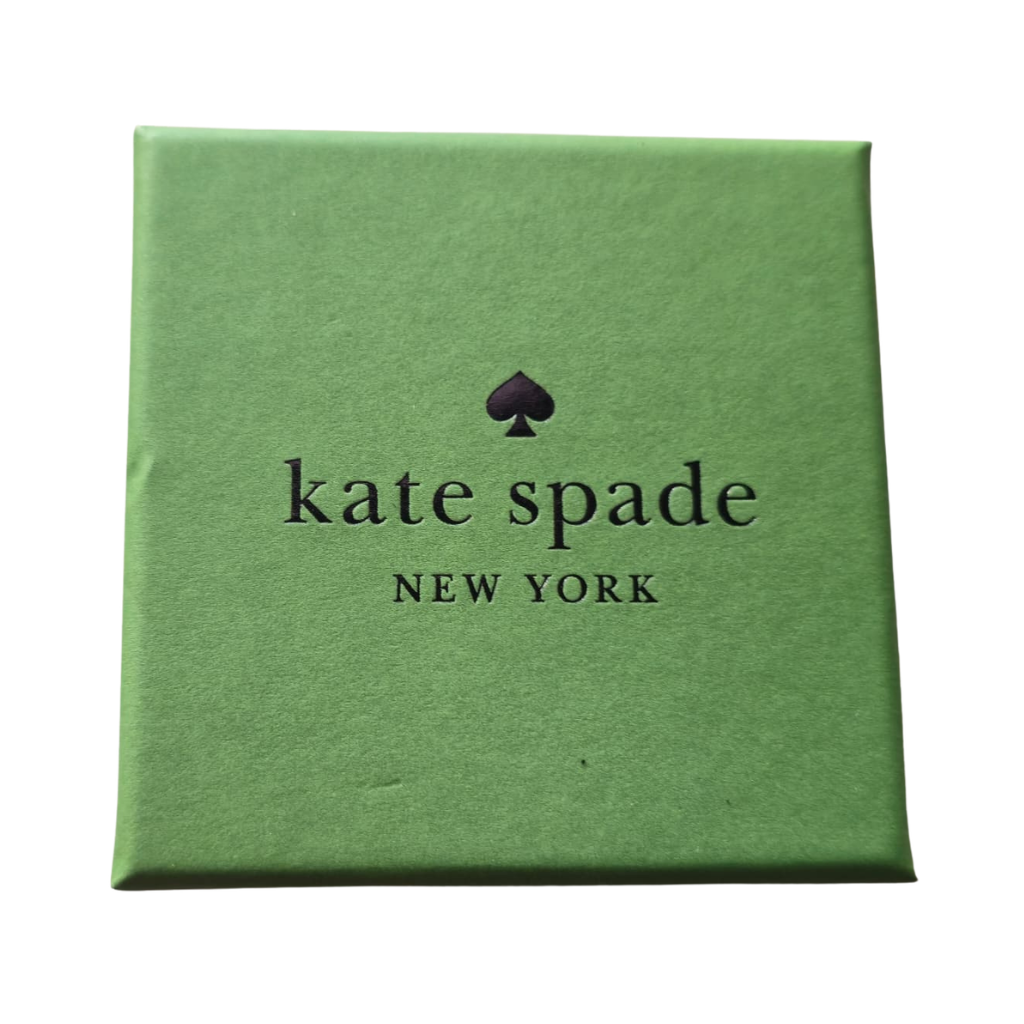 Aretes Kate Spade originales con cristales multicolor