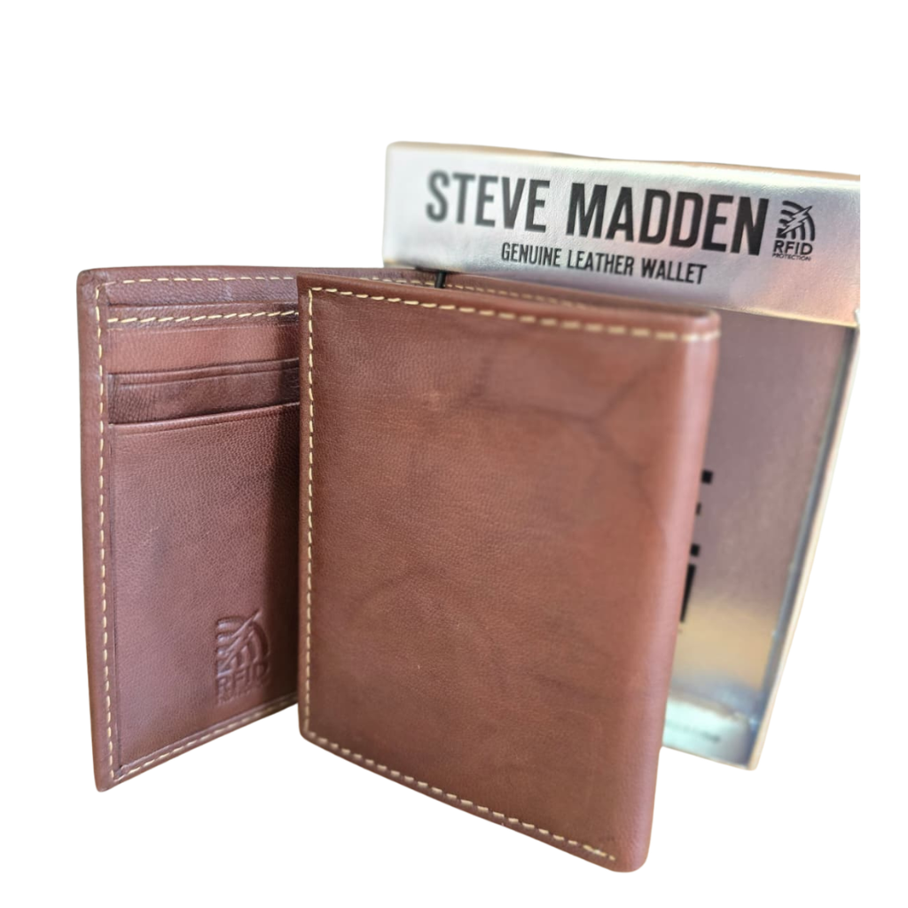 Cartera Steve Madden Genuine Leather RFID
