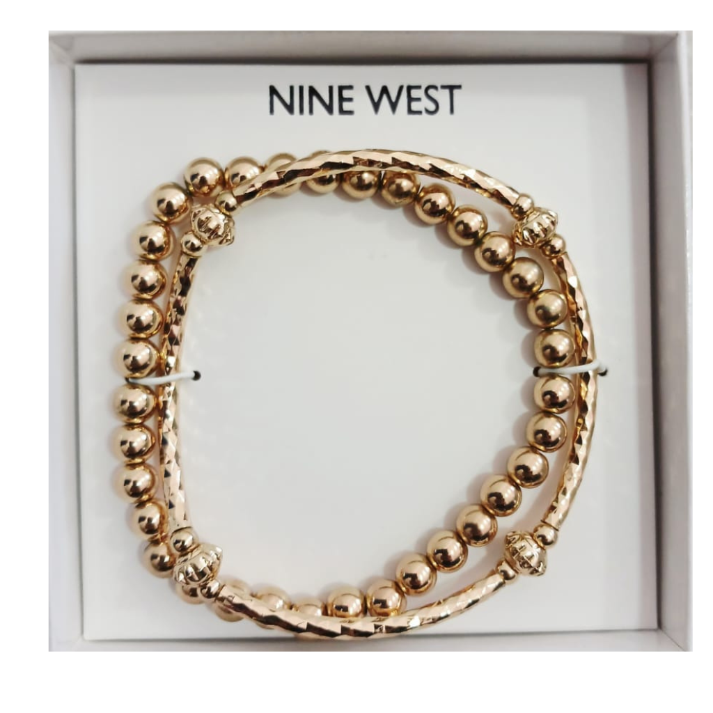 Set de Pulseras Doradas Nine West