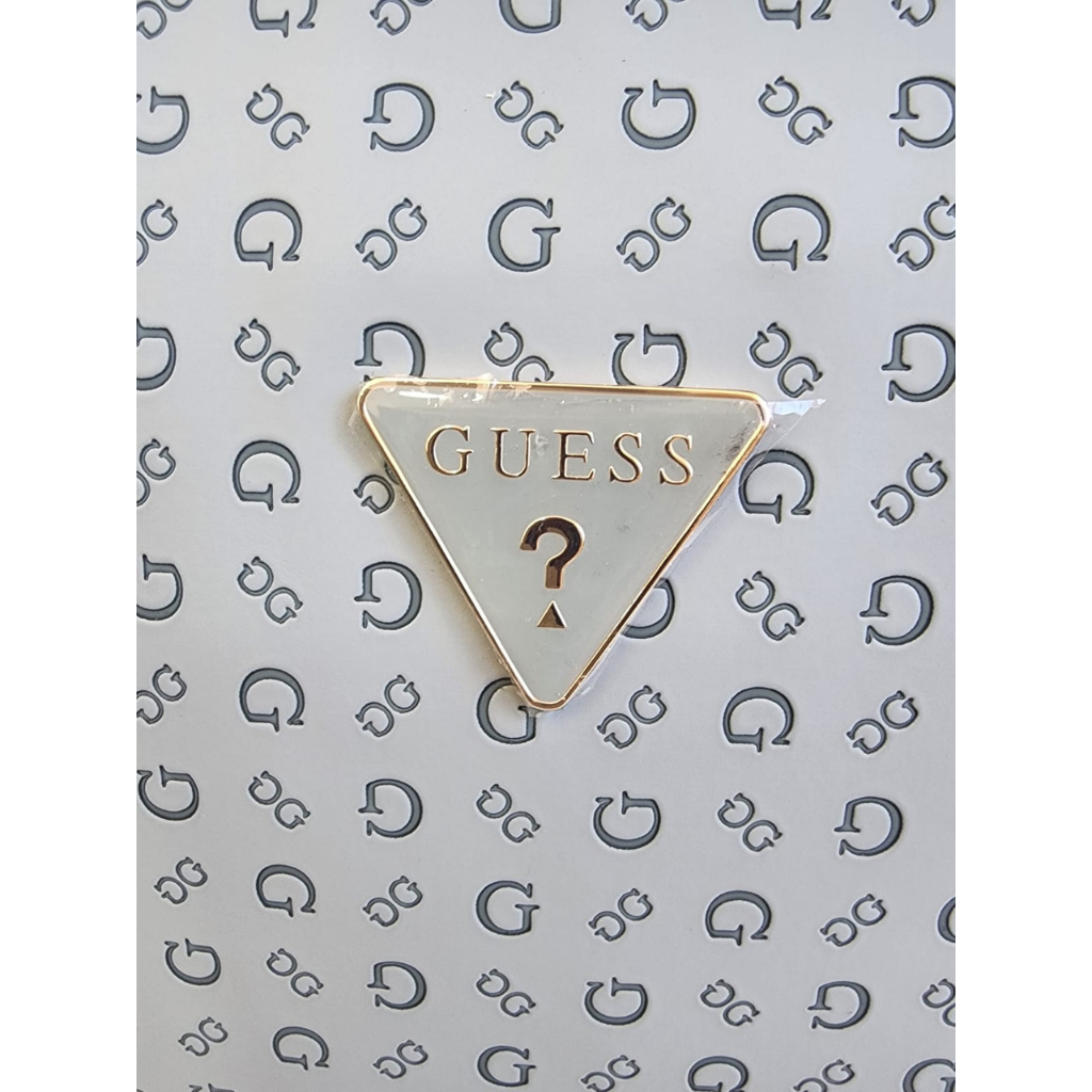 Cosmetiquera Guess original azul con monograma G