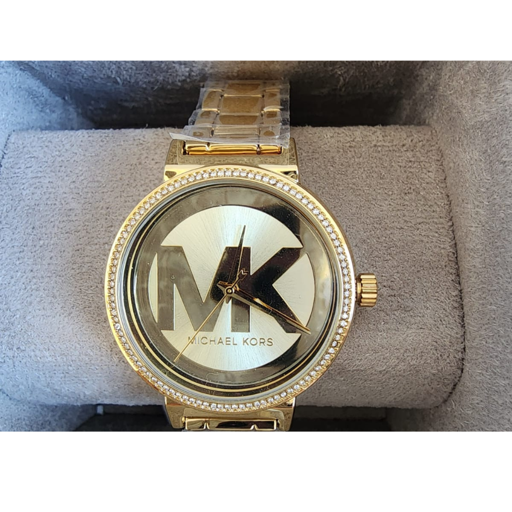 Reloj Michael Kors Mujer Dorado Acero Inoxidable MK Elegante