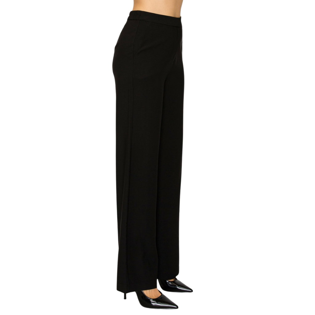 Pantalón Palazzo Negro de Vestir