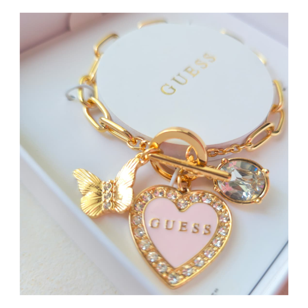 Pulsera Guess con dijes y cristales
