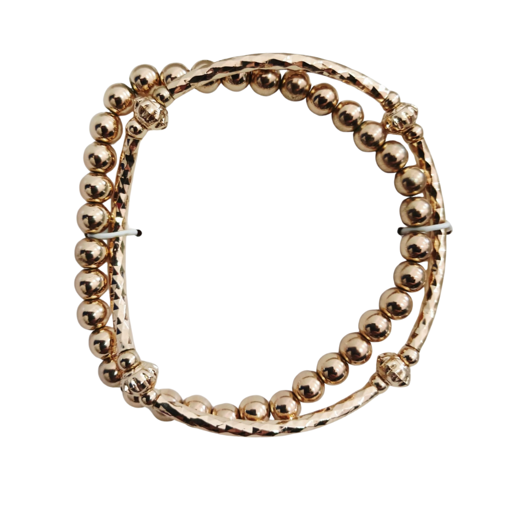Set de Pulseras Doradas Nine West