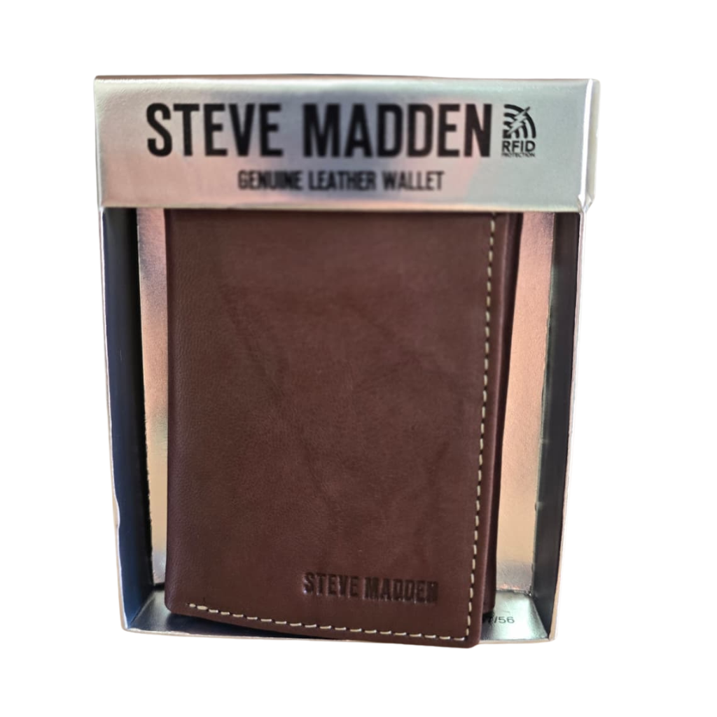 Cartera Steve Madden Genuine Leather RFID