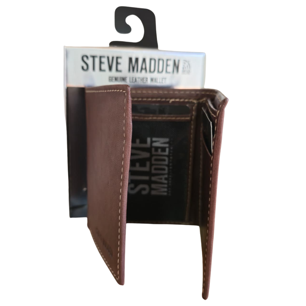 Cartera Steve Madden Genuine Leather RFID