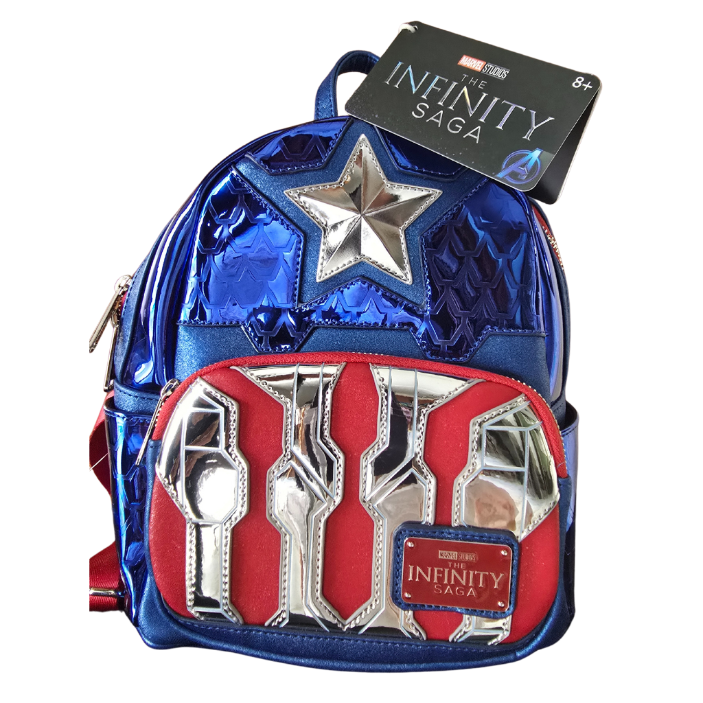 Mochila Loungefly Marvel Capitán América Infinity Saga Edición Especial